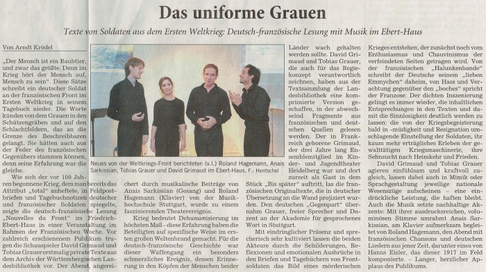 Das uniforme Grauen